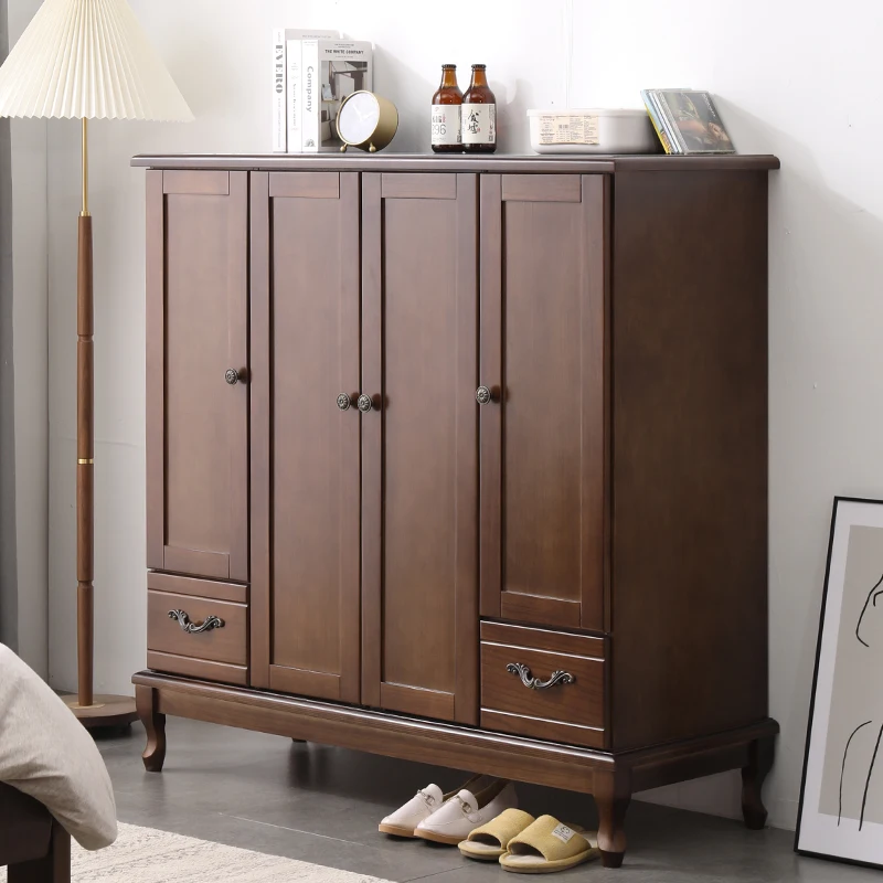 cassettiera in legno massello semplice e moderna camera da letto armadio sospeso piccolo appartamento portaoggetti cassettiera portaoggetti