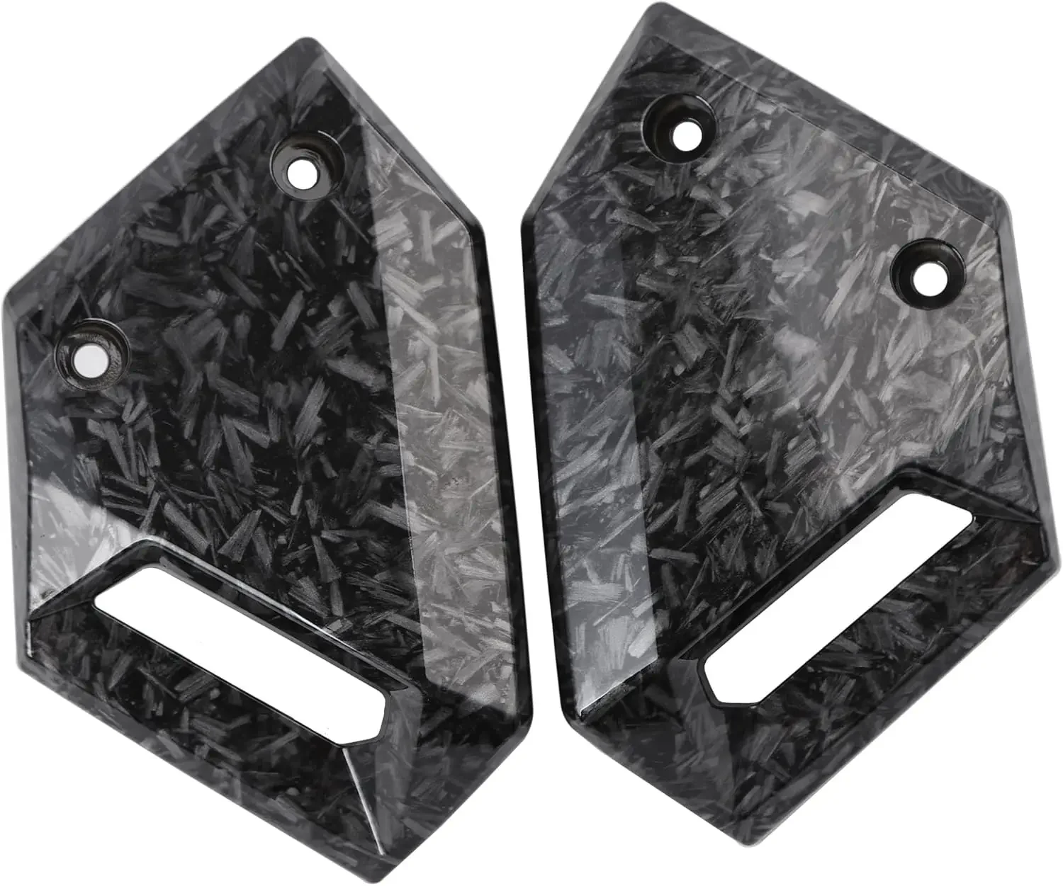 Motorcyle Fairing Parts,Front Side Decor Cover in ABS Material 2017-2020 Grom Msx 125 SF,Forged Carbon Fiber Pattern