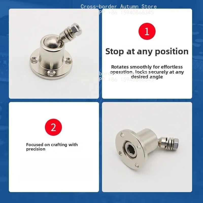 Free stop metal universal damping shaft, ball joint arm bracket positioning display torque 0.5N.m (5Kgf.cm)