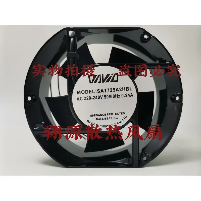 

Original SA1725A2HBL Fan for Taiwan Models 220-240V 0.24A 172x150x51mm Aluminum Frame