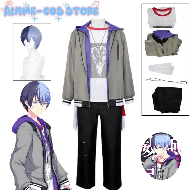 

Anime game Mikuu Aoyagi Toya Cosplay Costume Project Sekai Role playing holiday Halloween party Anime Women men Game cos suits