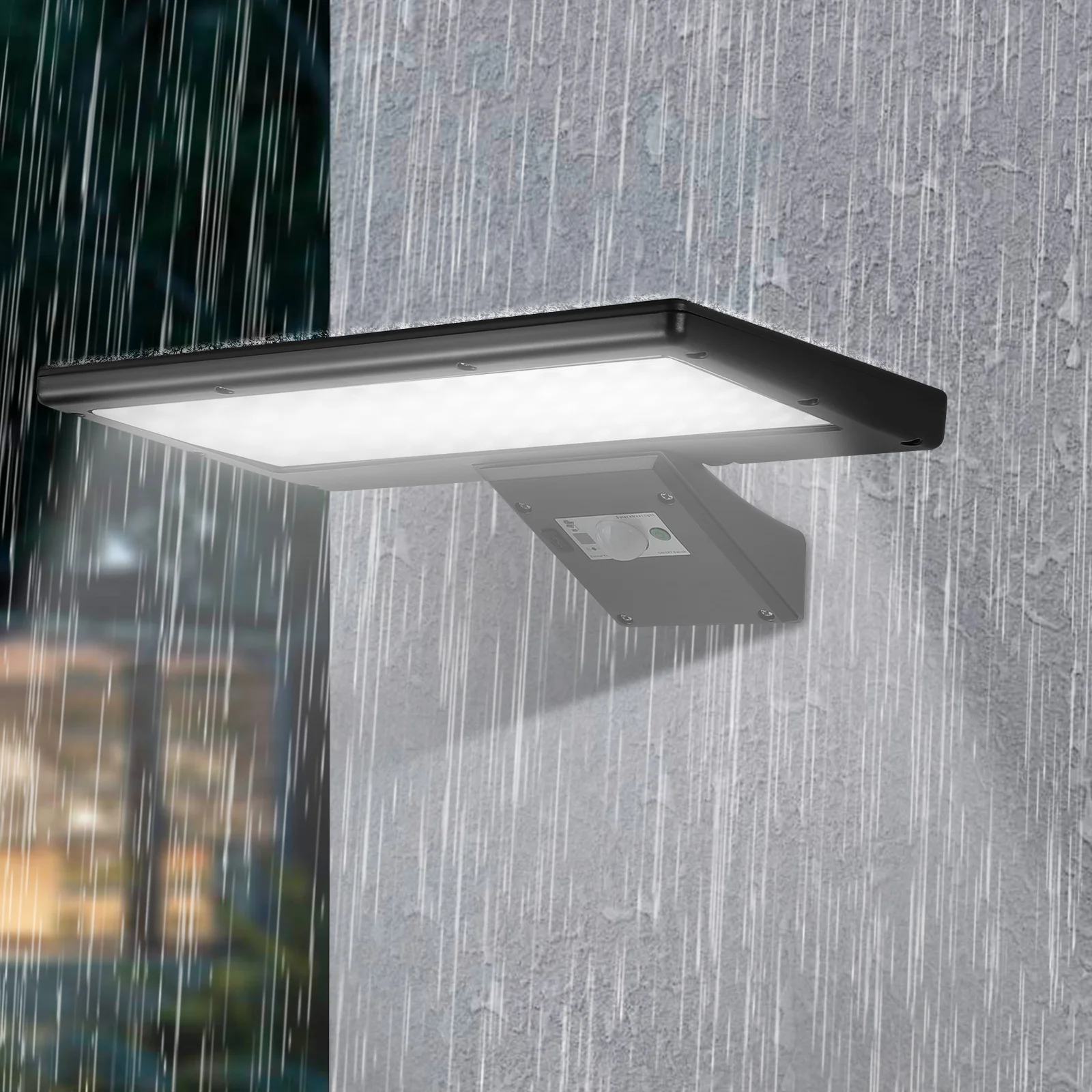 Solar Powered Motion Sensor Light Outdoor LED Wall Lamp for Yard Driveway Security Solar Wall Light Motion Sensor Outdoor Lights