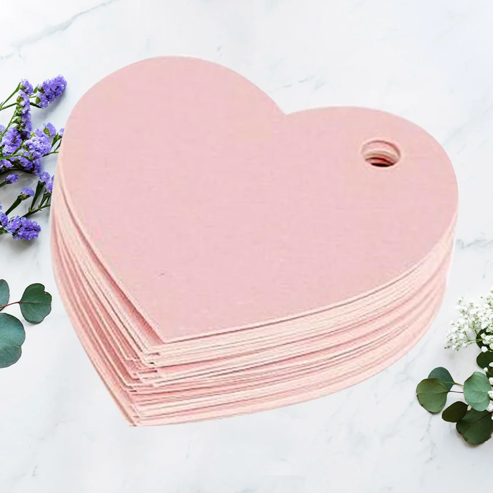 50 قطعة من بطاقات الرغبات على شكل قلب وردي يمكنك صنعها بنفسك علامات معلقة لتزيين هدايا عيد الحب والمشروعات اليدوية وحفلات الزفاف وزخرفة شجرة الكريسماس