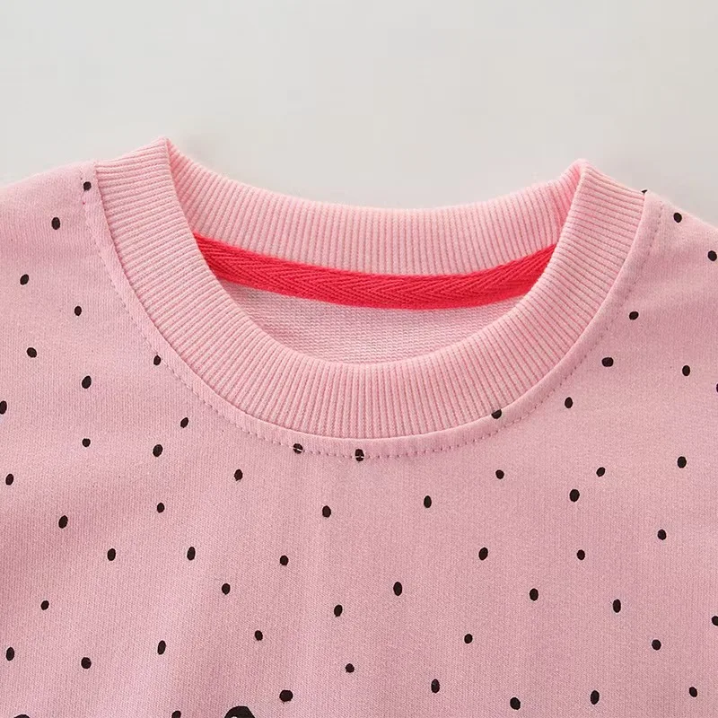 Little maven Baby Mädchen Sweatshirt Baumwoll-Hoodie Kinderkleidung Oberteile Herbst Frühling Cartoon Katzen Freizeitkleidung für Kinder 2-7 Jahre – Detail 3