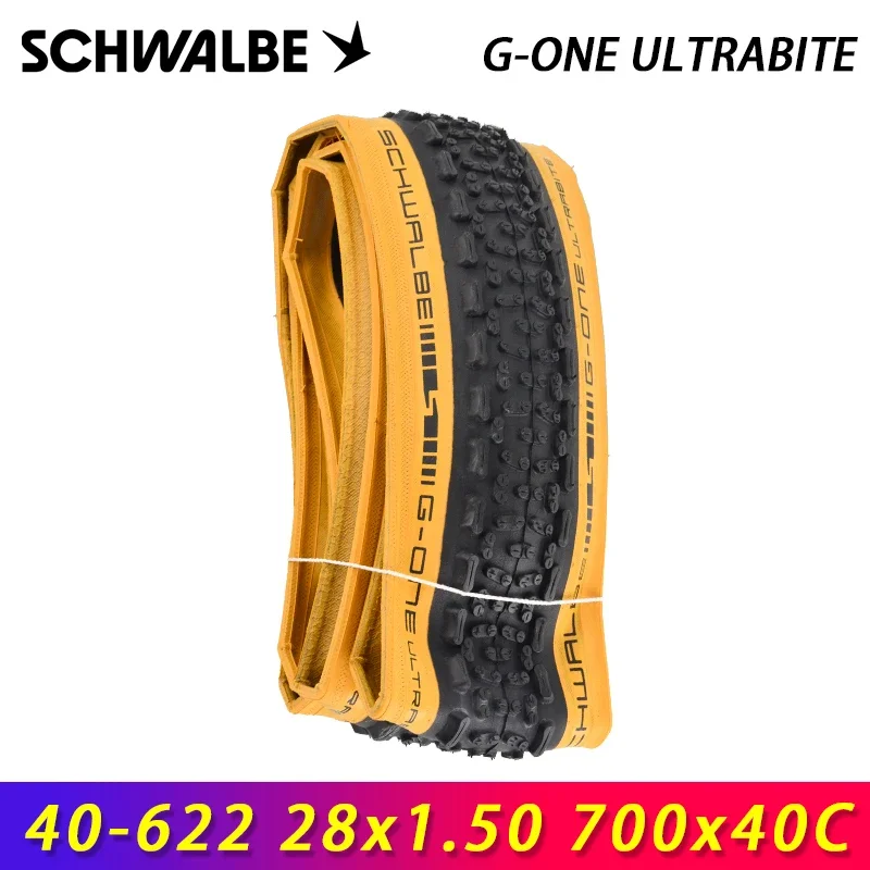 SCHWALBE Original 700x40c G-ONE ULTRABITE Tubeless TLE Folding Tire for Road Gravel MTB XC Off-Road Bike Cycling Parts