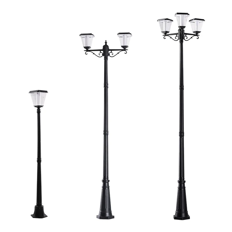 Intelligent remote control solar street light can be timed home waterproof community villa lawn lamp super bright high garden