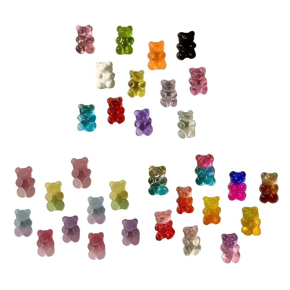 10Pcs Bear Chalkboard and Whiteboard Stickers Cute Decorative Magnets Refrigerator Stickers for Office Kitchen Locker