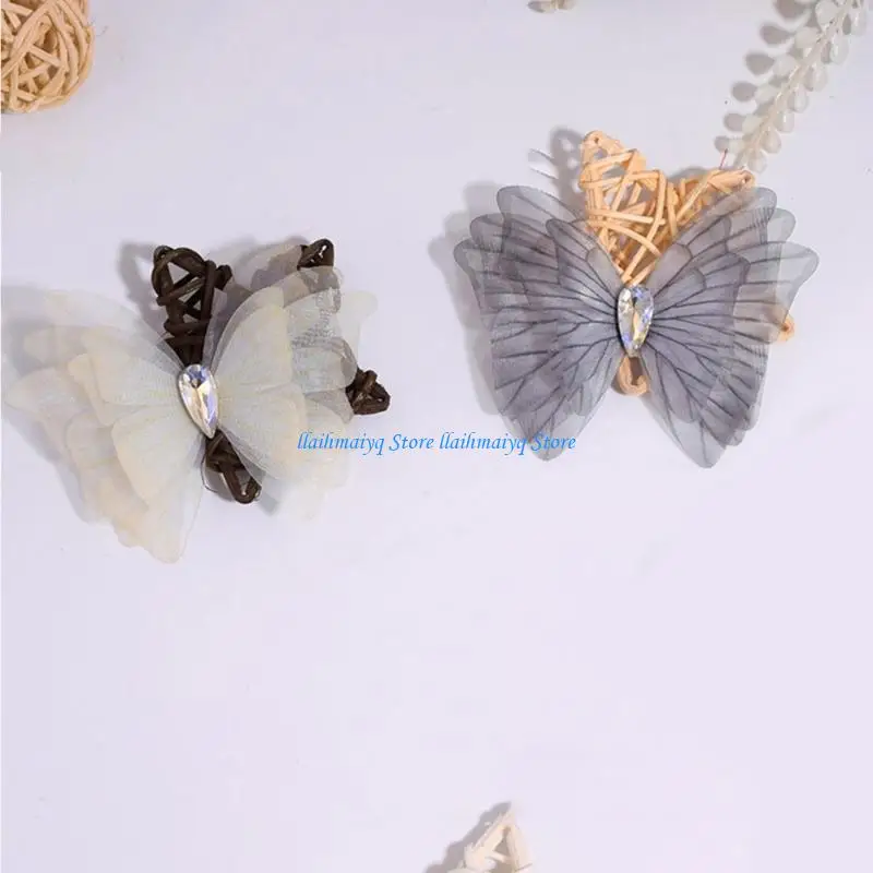 

573B Butterfly Applique Embellishments Accessory For Garment Craft Project 10x