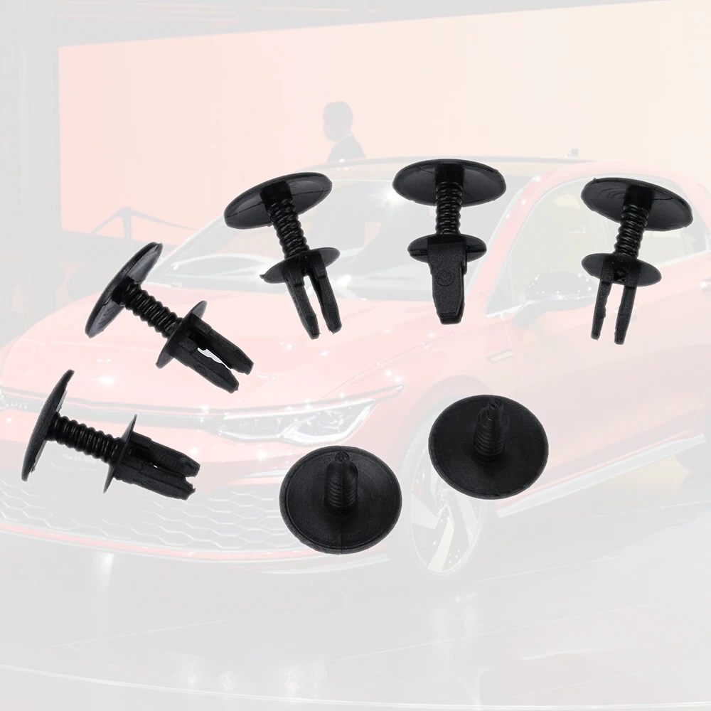7pcs Auto Clip Cowl Scuttle Trim Clip Water Rain Tray Deflector Panel for VW Golf MK3 VR6 GTI Models