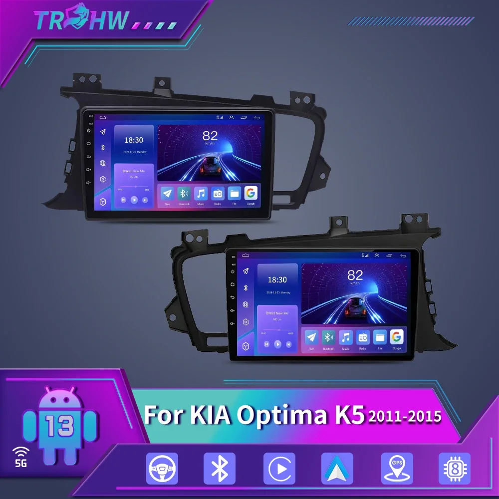 

For Kia Optima K5 2010 - 2015 Multimedia Car Radio Video Player Navigation stereo GPS Android 13 No 2din 2 din BT