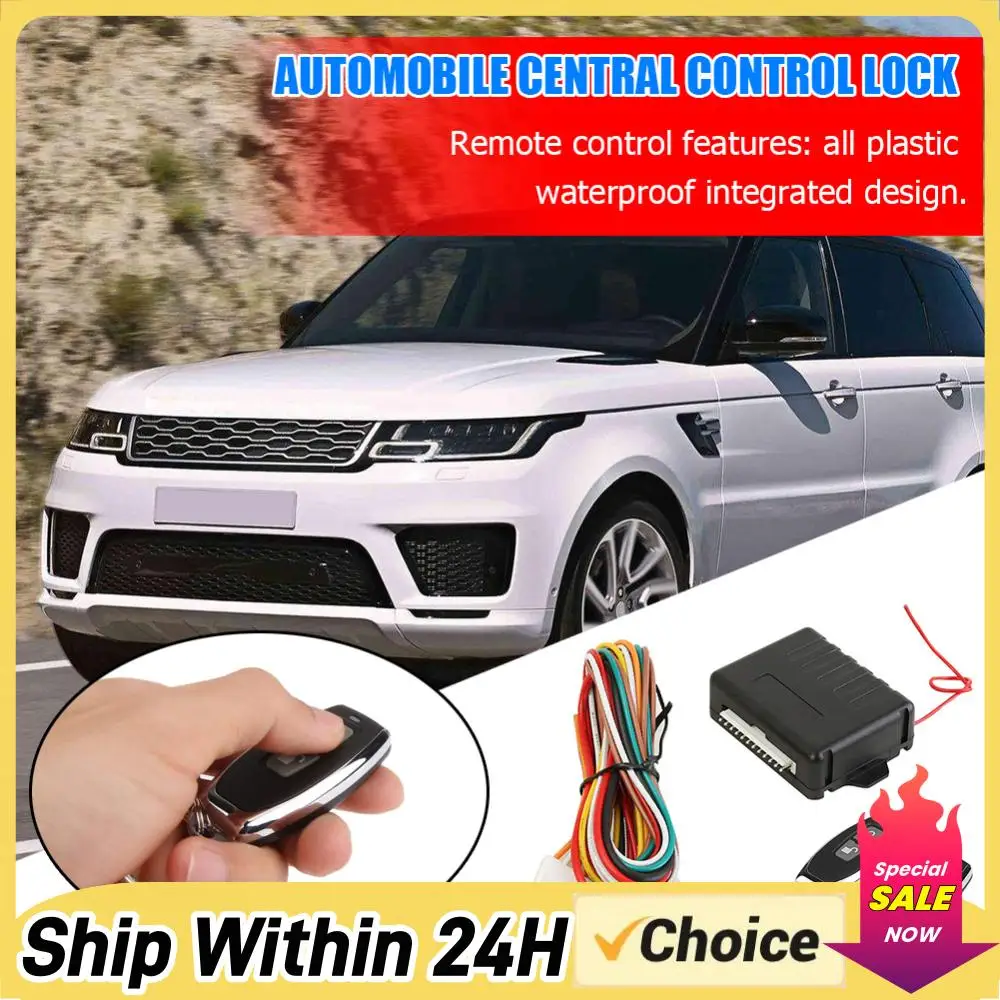 

Keyless Entry Alarm System with Remote Control Keychain Central Kit System Button 433.92MHz Door Lock Keyless Entry System