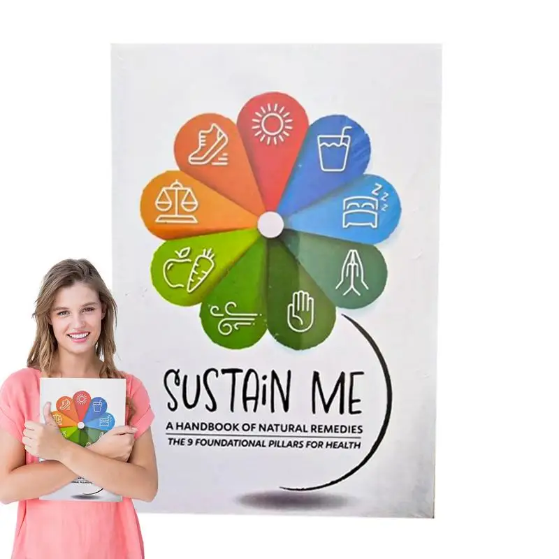 

Книга здоровья Книга «Натуральные средства» Портативный справочник в мягкой обложке для мужчин и женщин Учебный справочник по физике и психическом здоровье