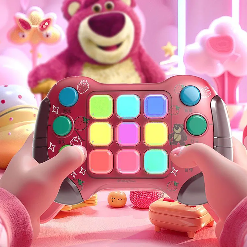 Maszyna do gry wciskania dla dzieci Push Puzzle do treningu myślenia Puzzle z niedźwiedziem truskawkowym Zabawka dekompresyjna