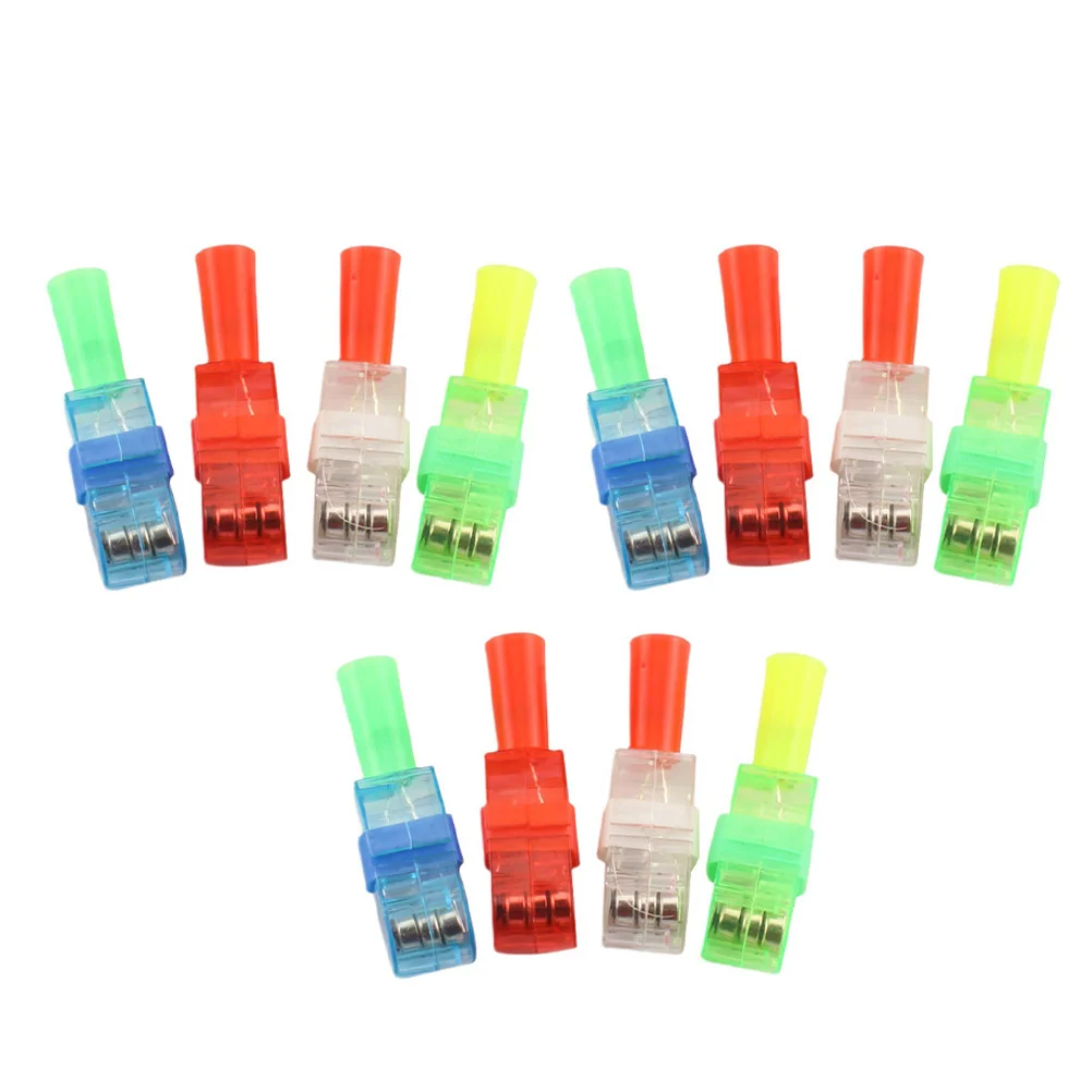 20 Pcs Projection Finger Light LED Glowing Ring Adorable Toy Lamp Kids Flashing Toys Childrens