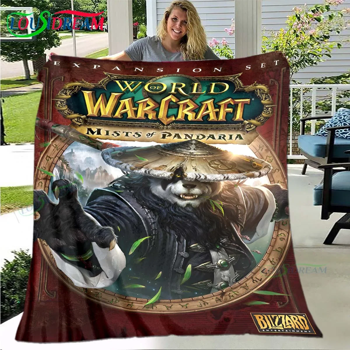 Luxury Game  World W-Warcraft  Blanket,Flannel Throw Blanket for Home Bedroom Bed Sofa Picnic Office Hiking Leisure Nap