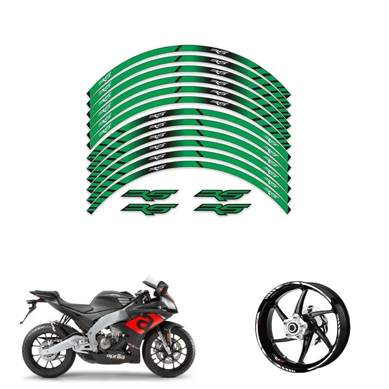 MOTO For APRILIA RS 125 50 250 RS125 RS50 RS250 Motorcycle Parts Contour Wheel Decoration Decal Sticker - 1