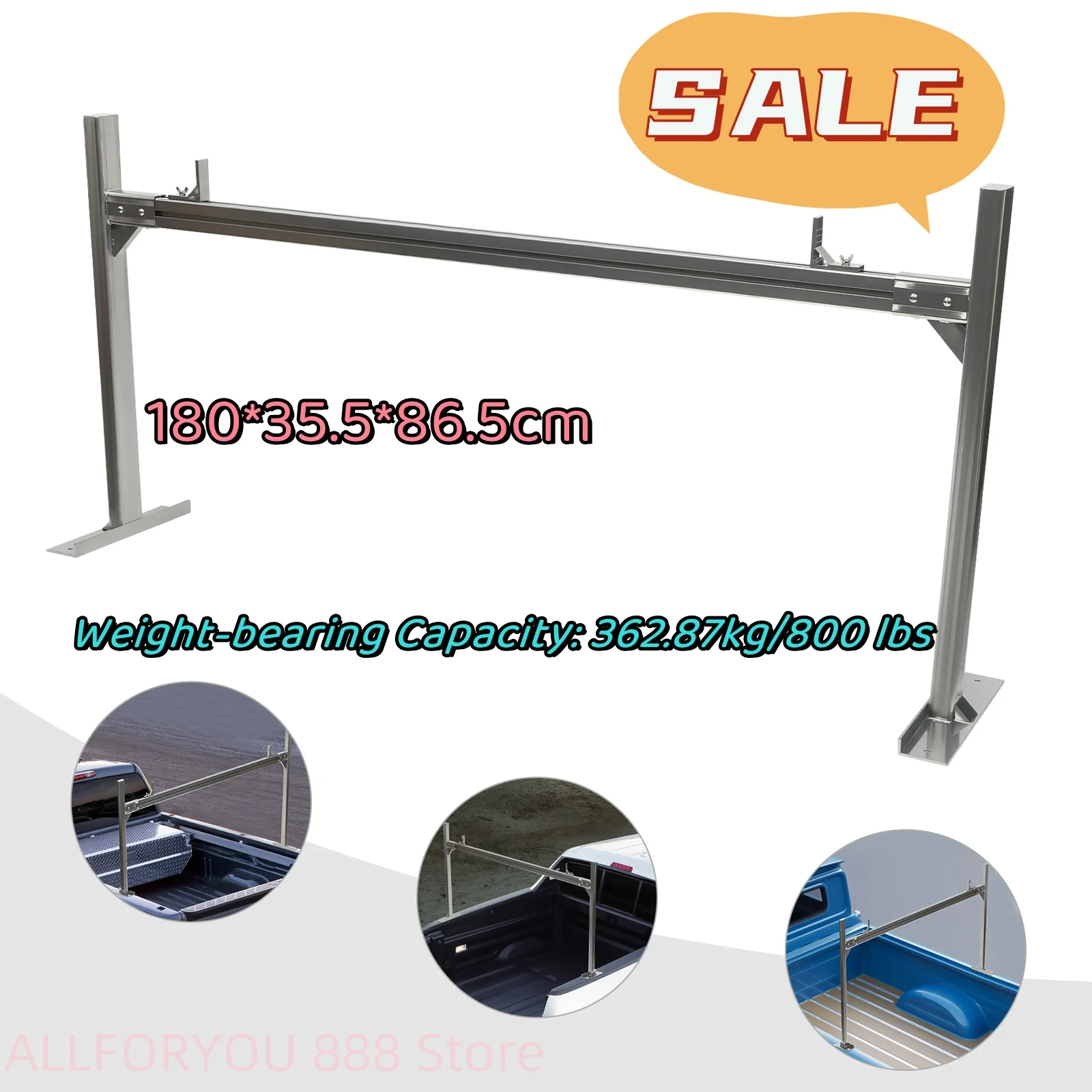 ﻿  71*14*34in Truck Racks ×2 800 lbs Weight-bearing Capacity Simple Installation and Easy to Maintain