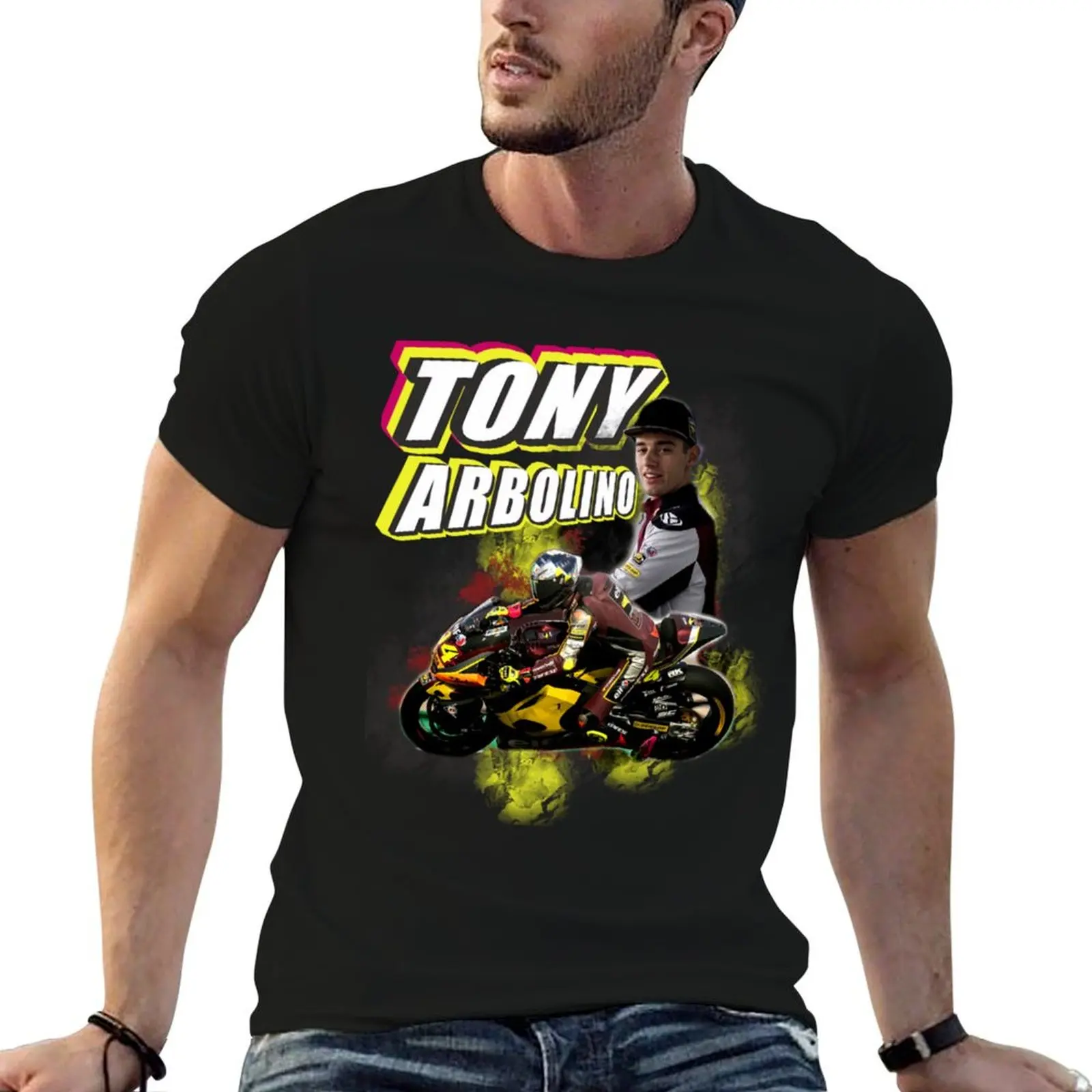 

2022 Tony Arbolino Moto2 Champion Pro Tony Antonio Arbolino Number 14 fan Gift T-Shirt summer top new edition tshirts for men