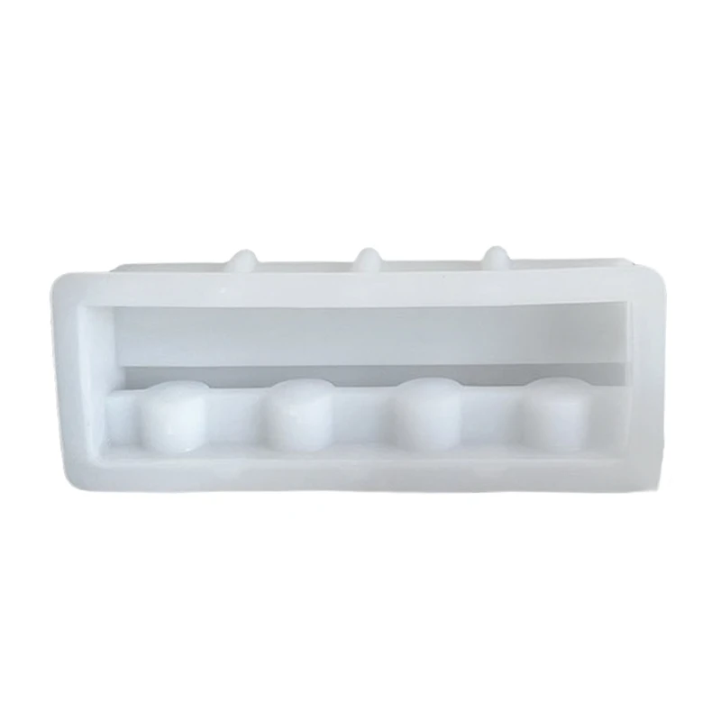 4 Holes Multifuntional Base Molds Crafting Moulds Candlestick Molds Tealight Holder Molds for Home Decorations