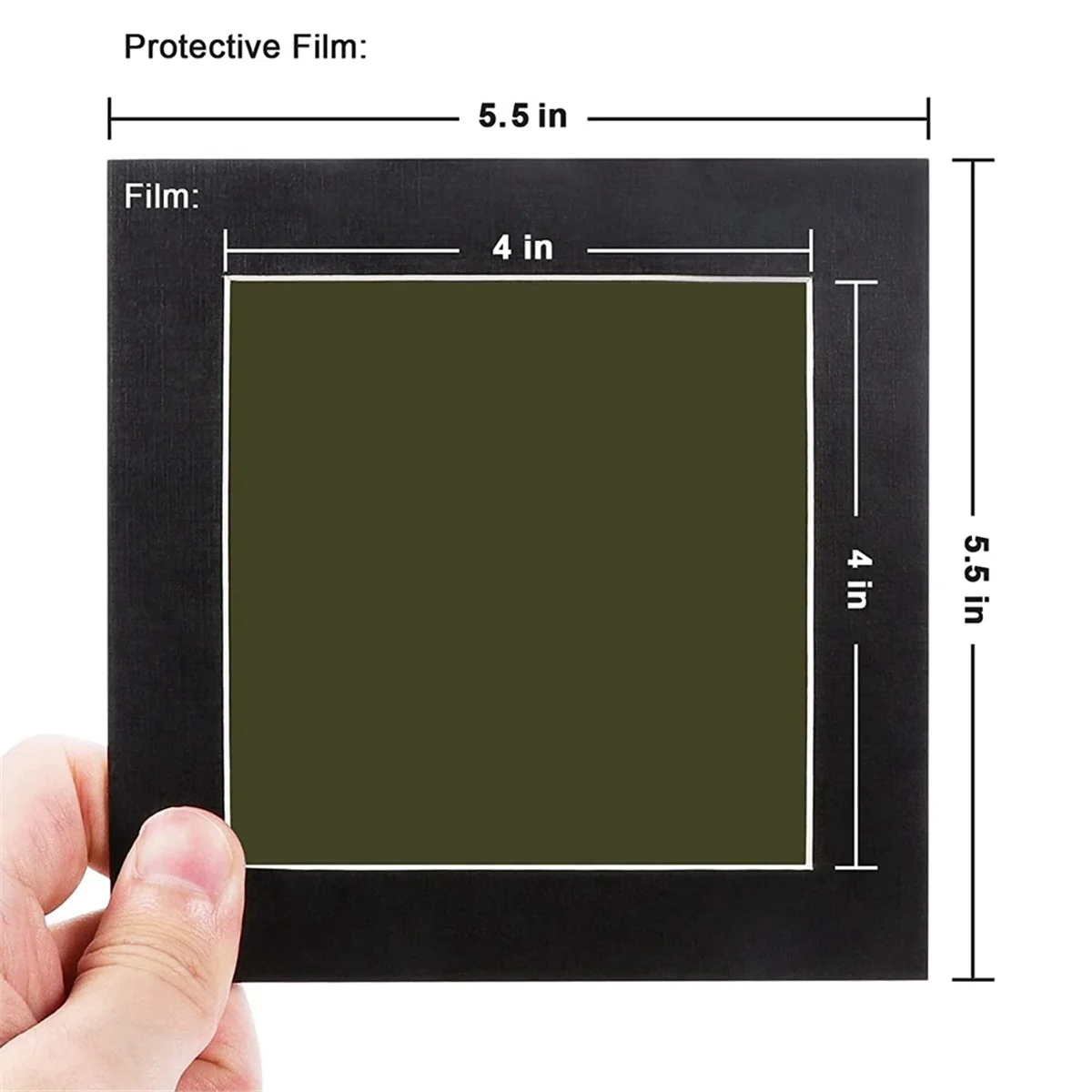 4 x 4Inch Magnetic Field Viewing Film,Magnetic Field Viewer,Magnetic Flux Display,Magnet Pattern Detector,for Scientific