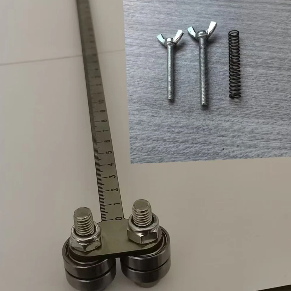 

Регулируемый штангенциркуль для деревообработки, для использования в мастерской, с рамой из нержавеющей стали, регулируемым позиционированием и гладкими роликами