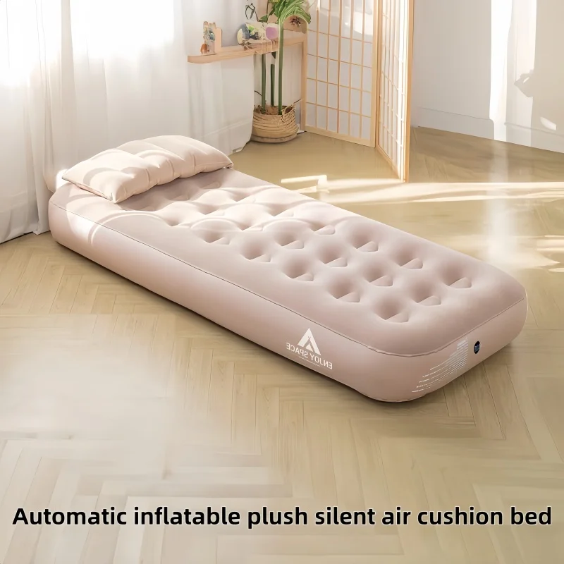 ポータブル屋外テントキャンプ用自動膨張式ベッド、旅行専用スリーピングパッド-幅広で厚みのある家庭用エアクッションベッド