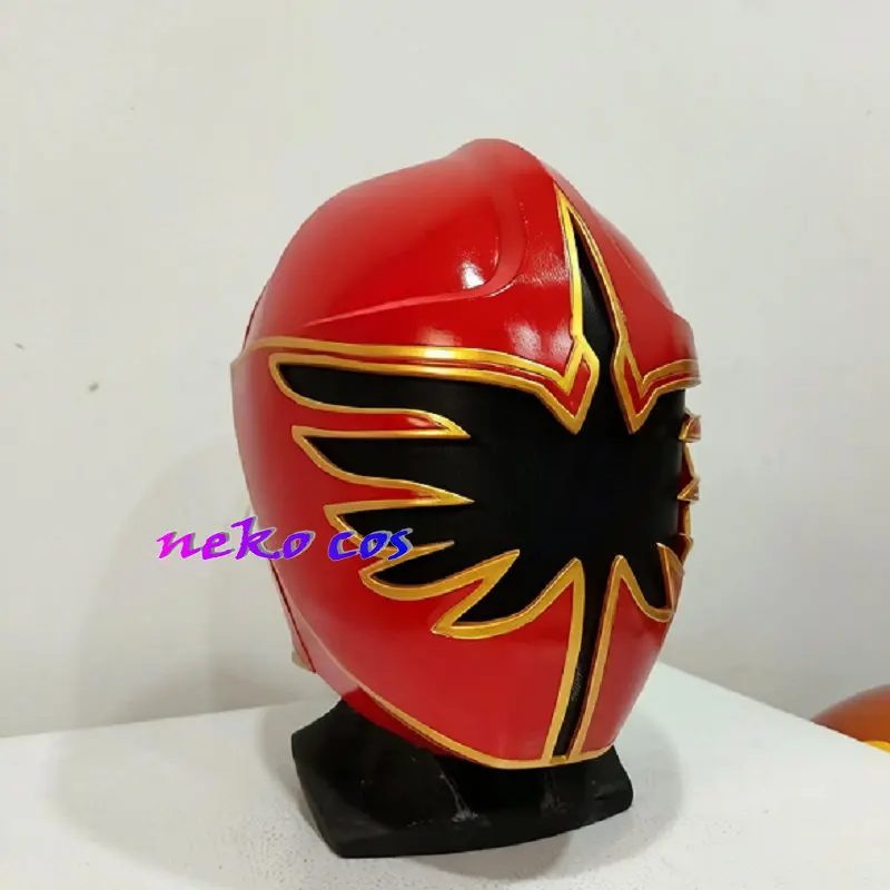 nekocos Mahou Sentai Magiranger MagiRed Helmet  Mask resin Cosplay costume Custom size view 5