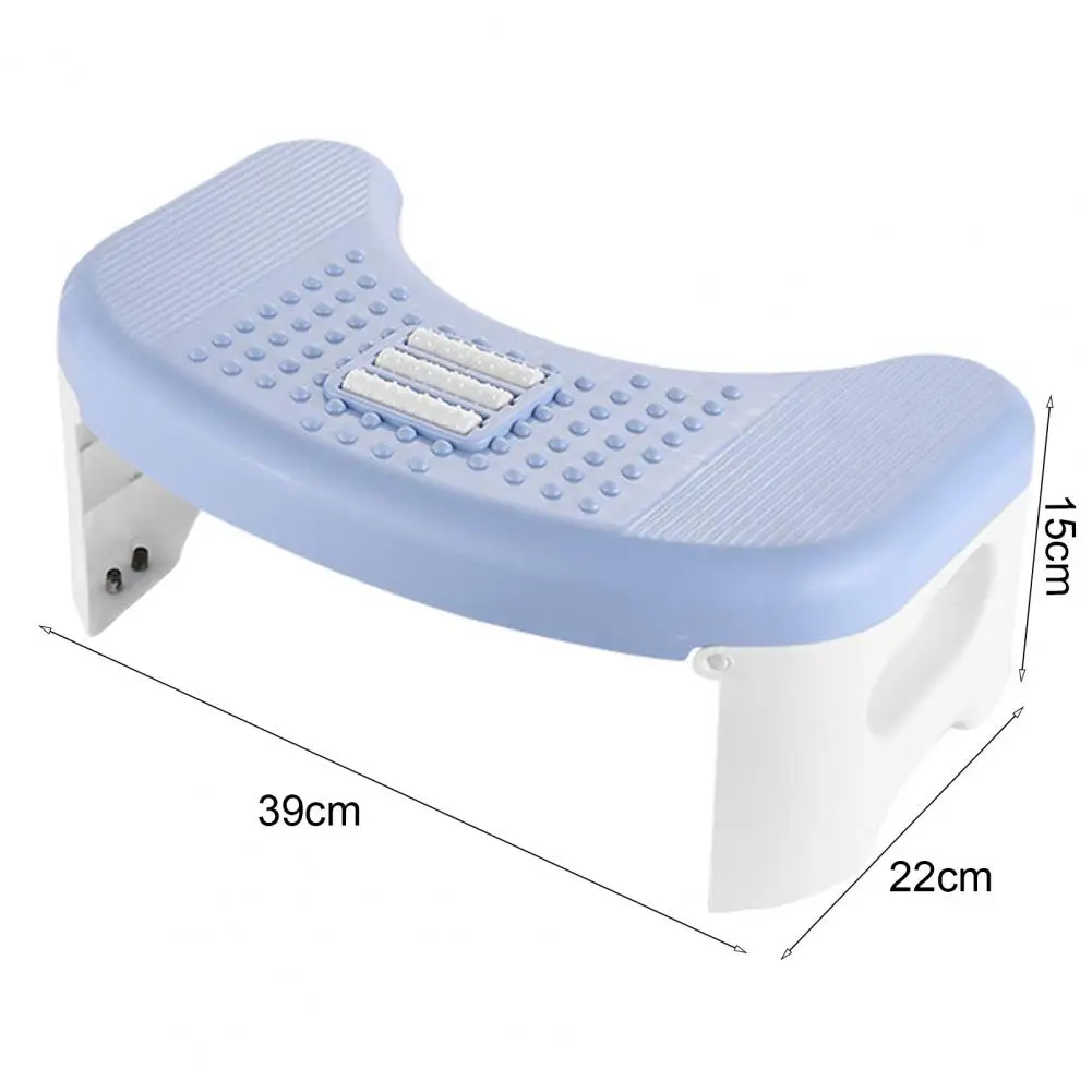 Foot Stool Collapsible Massage Roller Circular Shape Universal Toilet Foot rest Stepping Stool Home Supplies