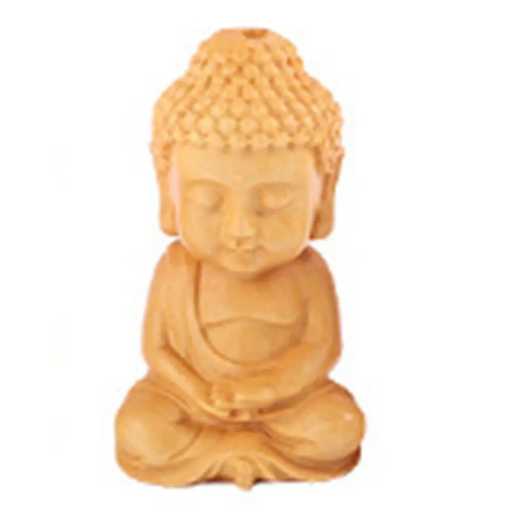 

Easy Use Small Handicraft Baby Buddha Home Decor DIY Little Monk Figurines Key Chain Pendant Buddha Statue Car Ornament