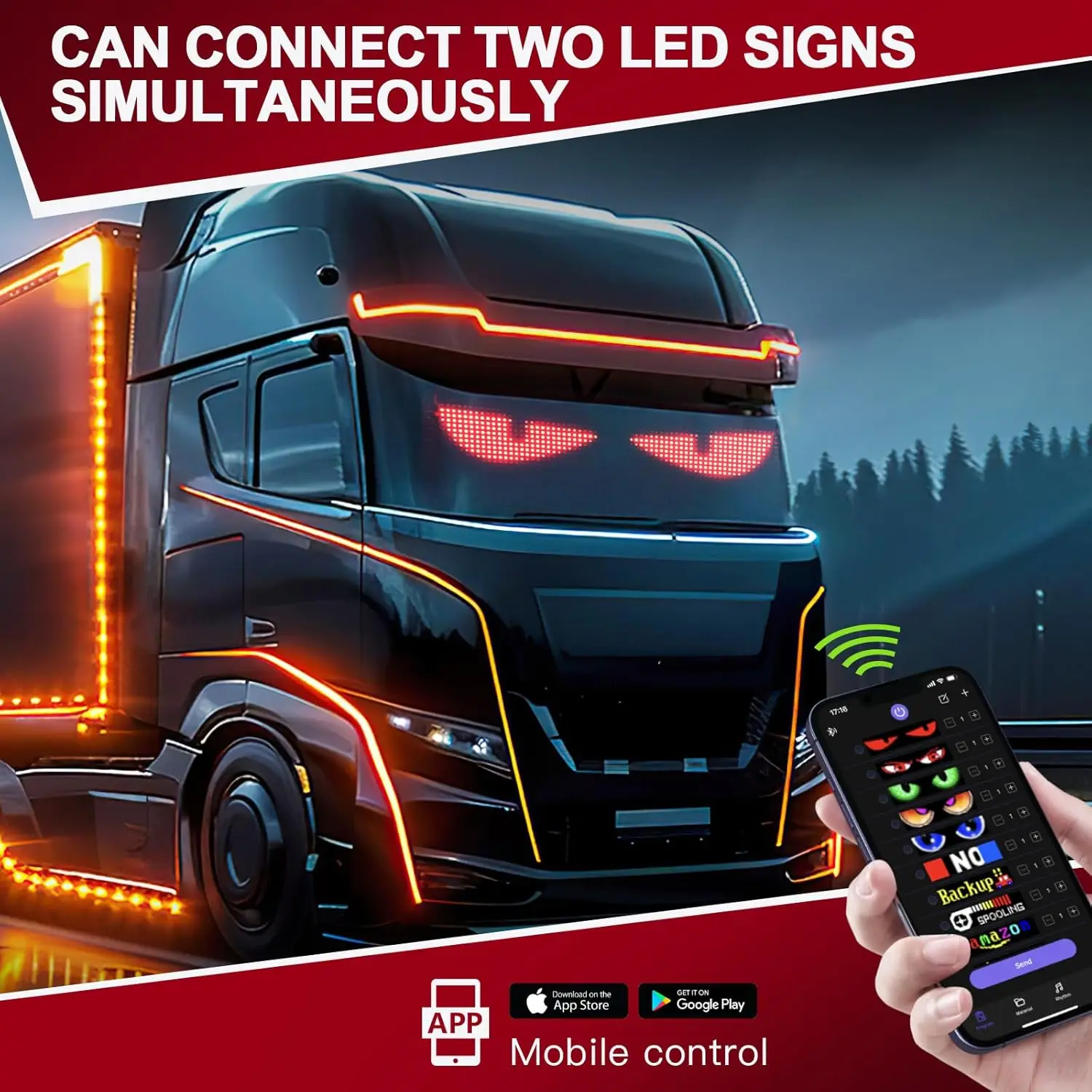 LED Matrix Pixel Panel Light Bluetooth App 5V USB Control Scrolling Advertising LED Car Sign Animation Programmable For Car