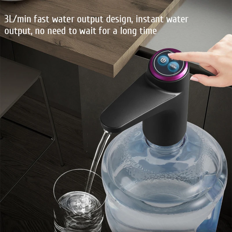 Automatische Elektrische Wasser Dispenser USB Barreled Wasser Pumpe Wasser flasche Gallonen Trinken Flasche Schalter Wasser Behandlung Geräte