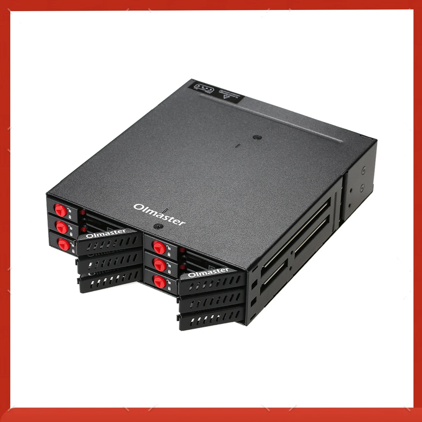 

OImaster 6-лучевая мобильная объединительная плата с поддержкой 2,5-дюймового жесткого диска SATA HDD SSD с шкафчиком вентилятора охлаждения Передача с возможностью горячей замены 6 Гбит/с