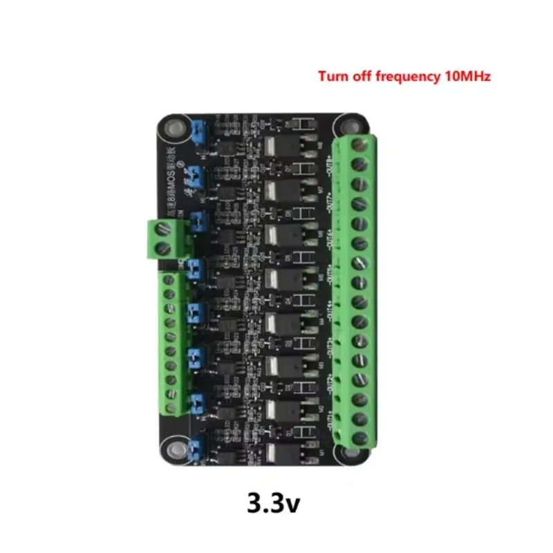 8 Channel Module Microcontroller  Amplification Field-effect Drive Tube Optocoupler Isolation PWM Control Light Switch