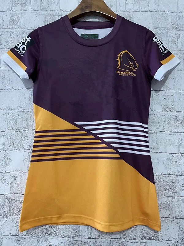 

2024 Brisbane Broncos Womens Home/Away/Rugby Jersey Size:S--XL (Custom name and number )