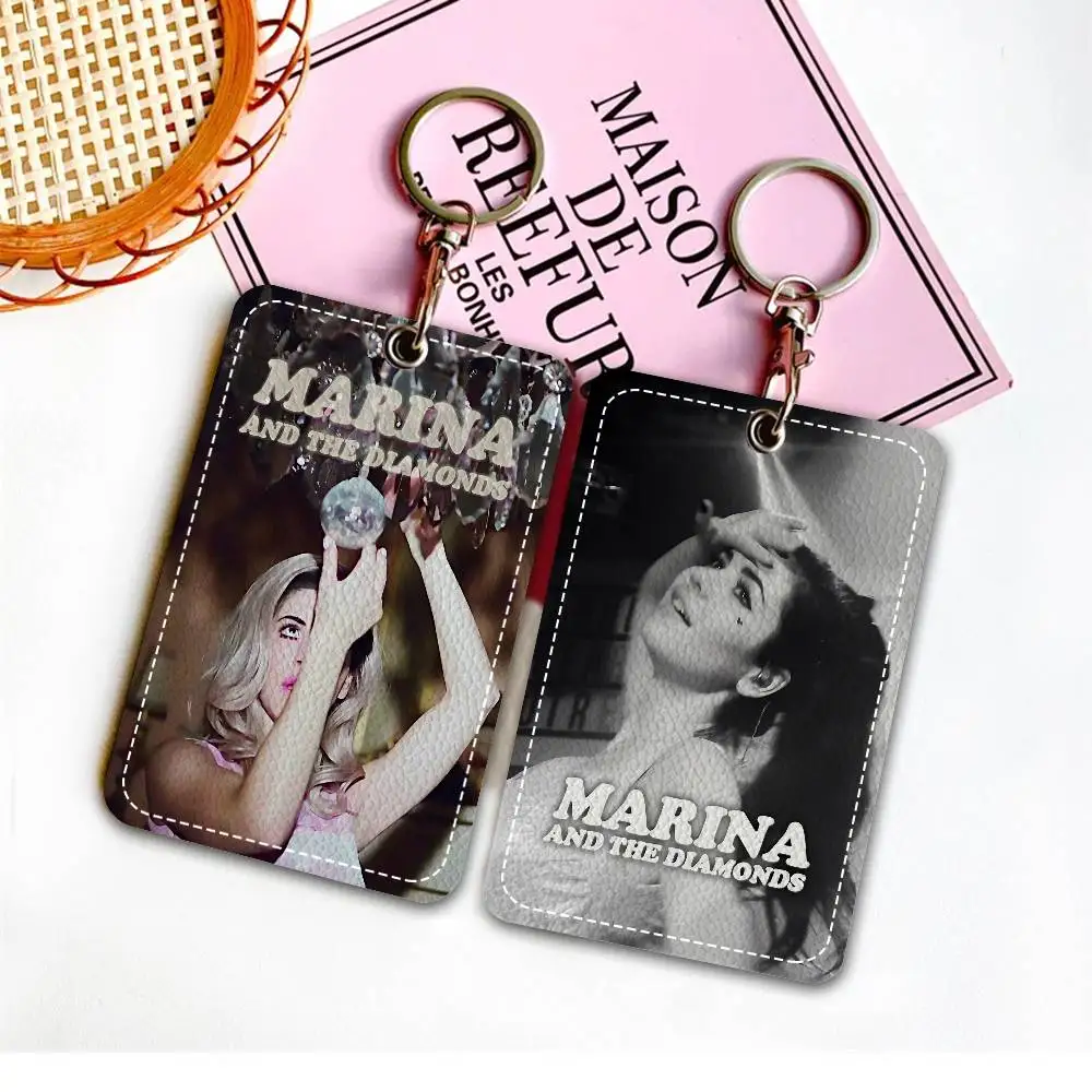 Porta Tarjetas de Álbum de Música de Marina And The Diamonds, Apto para Tarjetas Bancarias, de Negocios, de Crédito, de Identificación, Porta Credenciales, Llavero