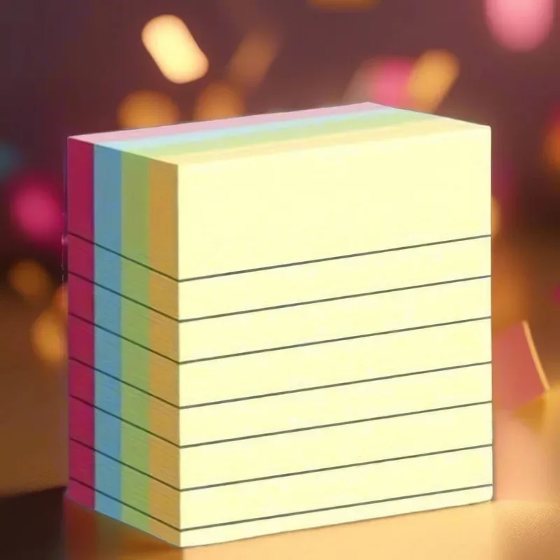 200 Colorful Horizontal Notes, A Multifunctional Note Taking Tool Suitable for Home Reminders and Notes