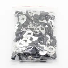 50 or 100 PCS RV2-6 Insulated Ring Terminals #5