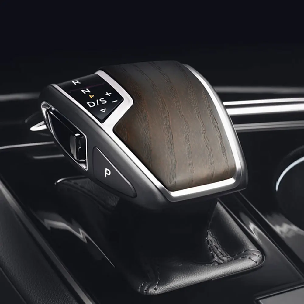 For Volkswagen 19-25 Touareg central control gear head solid wood gear head buckle replacement accessories