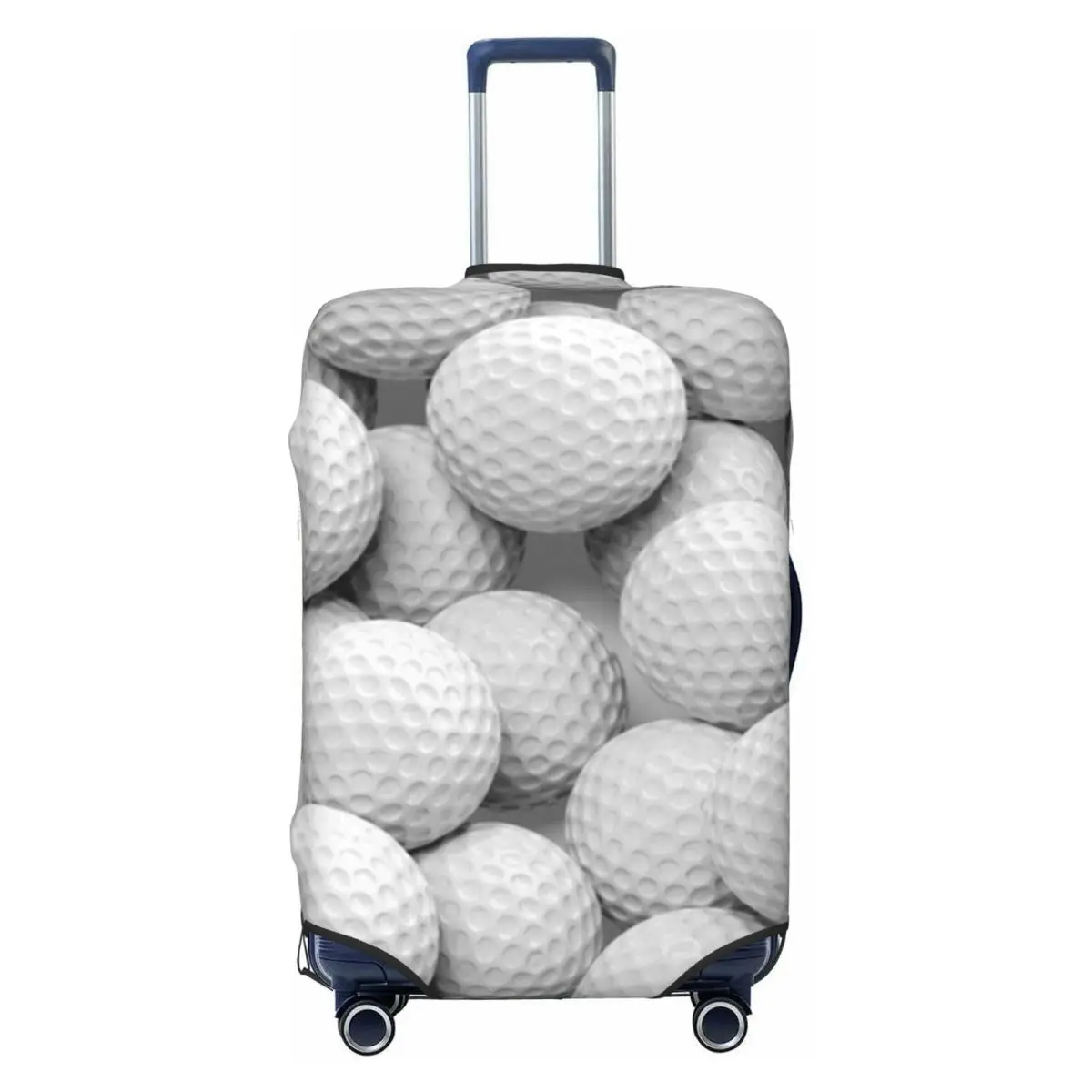 

Забавные чехлы для гольф-мячей, белые, для защиты багажа, пылезащитные, для дорожных чемоданов