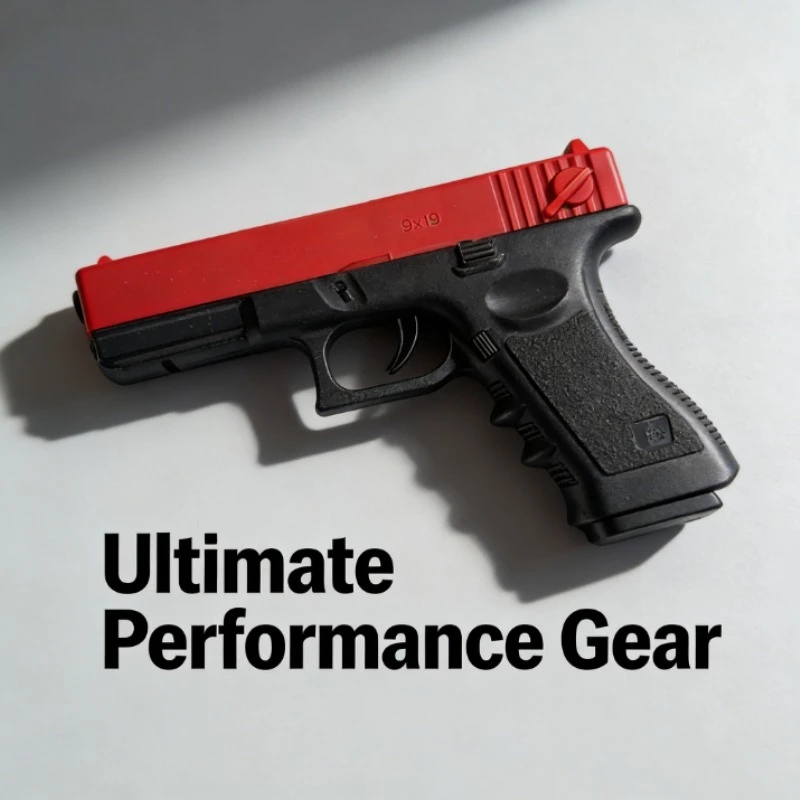 

Classic G17 Alloy Soft Bullet Gun Toy, Outdoor Entertainment Shooting Game, 7-8mm Rubber Bullets, Great Gift for Children