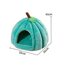 Bed for Cats Plush Beds Banana Puppy Warm Accessory Winter House Accessories Pet Basket Things Goods Houses and Habitats Dog All