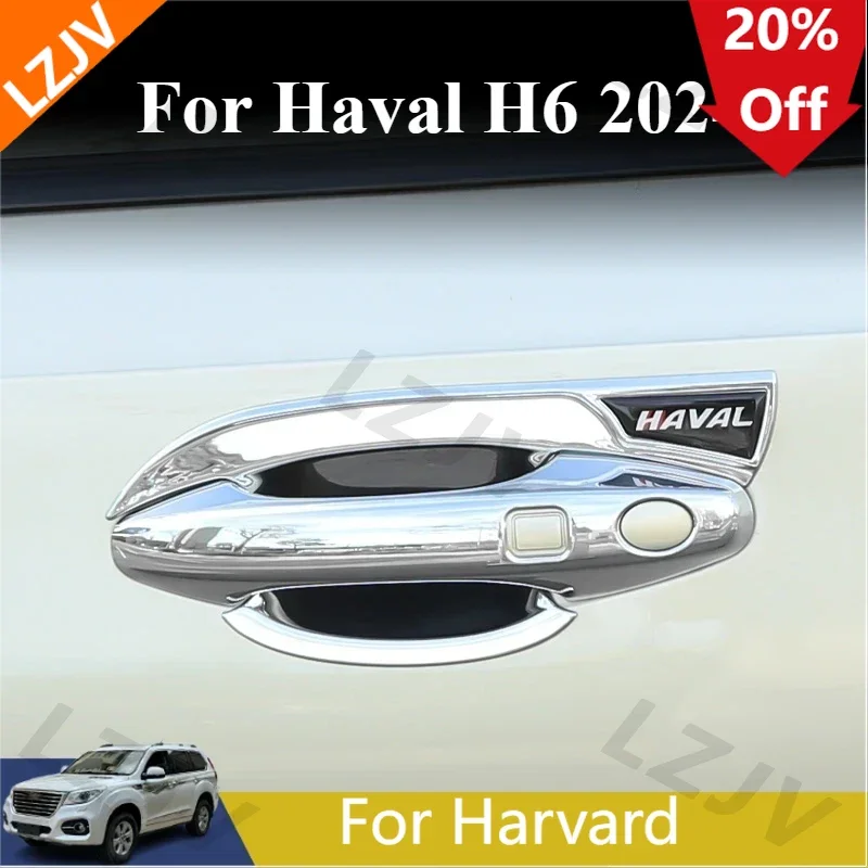 New For Haval H6 2024Handle Door Bowl Sticker Classic Door Handle Sticker Car Decoration Suppliers Interior Modification Accesso