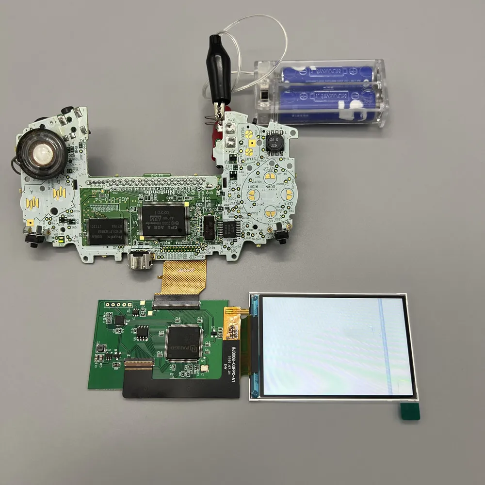 2024 3,0-calowy ekran LCD IPS o wysokiej jasności w oryginalnym rozmiarze nadaje się do Gameboy Advance GBA