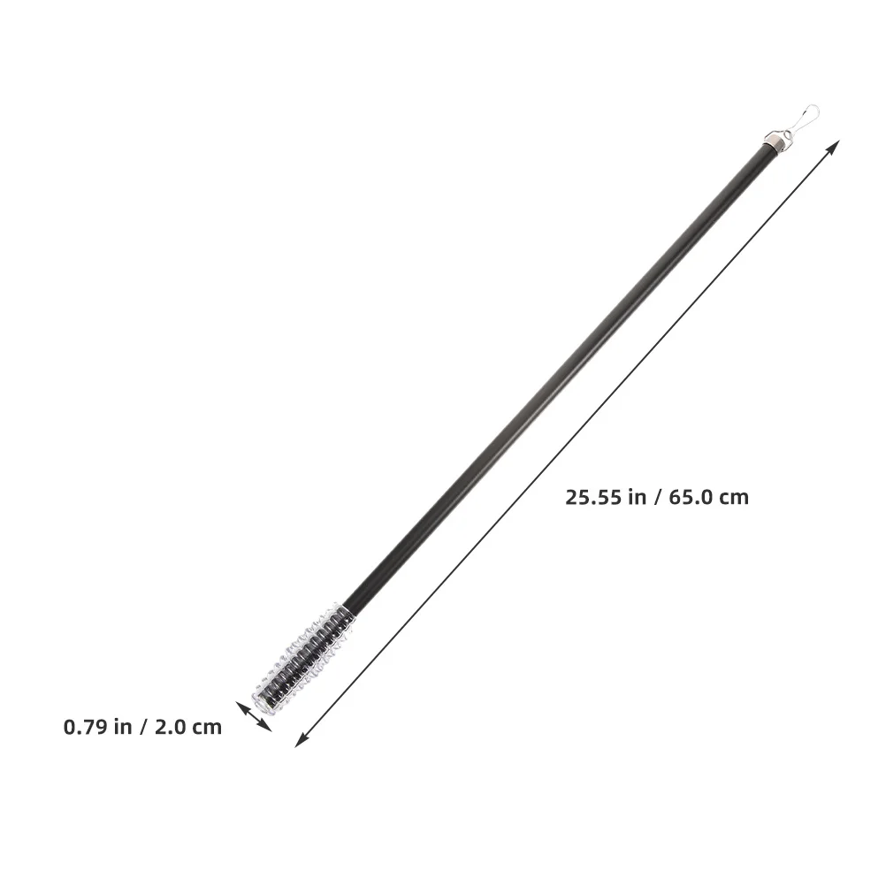 

Curtain Pull Rod 60cm Gold Aluminum Manual Sliding Lightweight Sturdy Drapery Wand for Window Blinds Modern Curtain Hardware