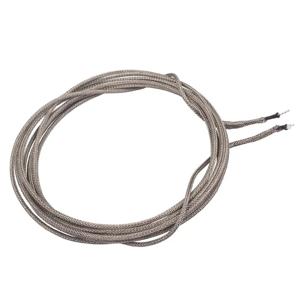 Tooyful Single Conductor Braided Cable Guitar Circuit Wire Pickup Wire 22AWG 300cm Length