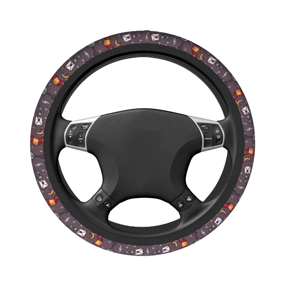 Potters  Magical Car Steering Wheel Cover 37-38 Soft Steering Wheel Protective Cover Fashion Car-styling Car Accessories