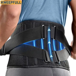 Back Brace for Men Women Lower Back Pain Relief with 7 Stays, Anti-skid Adjustable Back Support Belt for Work,Sciatica,Scoliosis