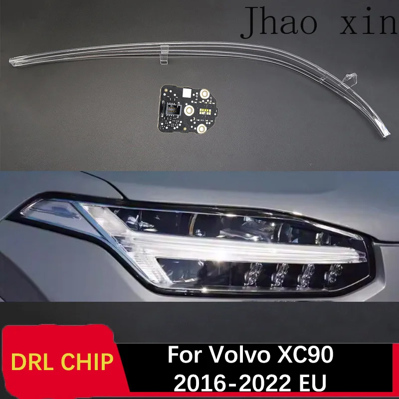 Car Daytime Light DRL CHIP Tube for Volvo XC90 2016-2022 EU Version White Light Ballast Module Angel Eyes Circuit Board DRL Lamp