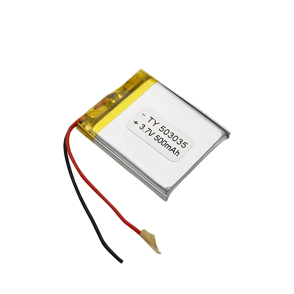 503035 Li-polymer Battery 3.7V 500mAh for Long-lasting Performance Rechargeable Equipment GPS Device DVD Navigation Systems Bank