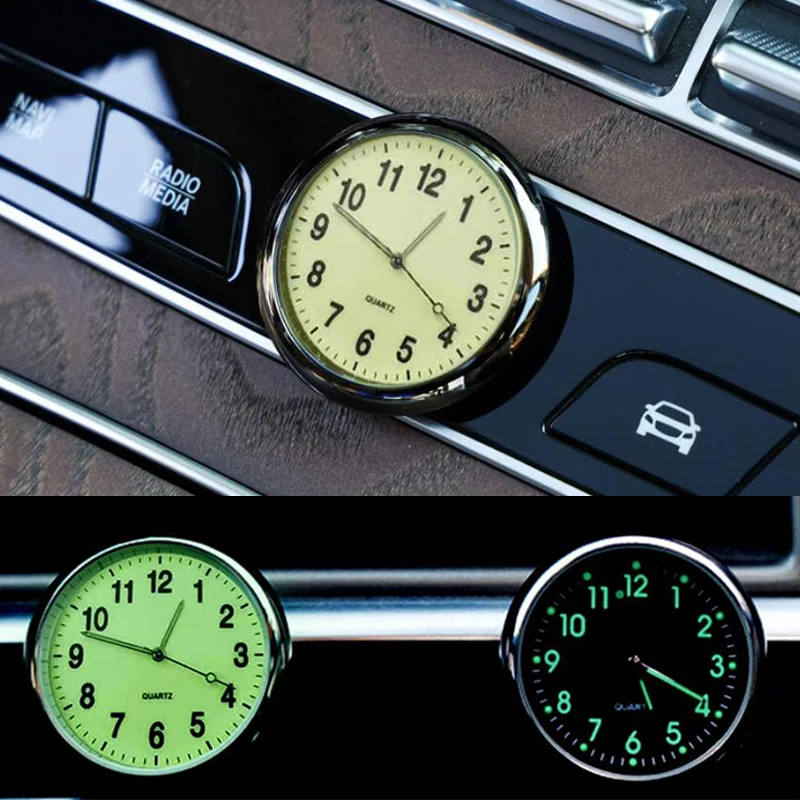 

Car Mounted Clock Luminous Clock Car Interior Decoration Schedule Air Outlet Decoration Universal Quartz Watch